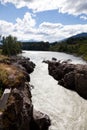 Bulkley River Morice Canyon Royalty Free Stock Photo