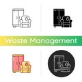 Bulky waste pick up icon