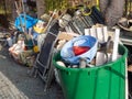 Bulky waste for the recycling center Royalty Free Stock Photo