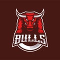 Bull esport logo Royalty Free Stock Photo