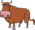 Bull farm animal cartoon