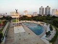 Bull Field Park is one of iconic park in Jakarta, Indonesia. TAMAN BANTENG Royalty Free Stock Photo