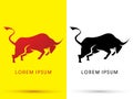 Bull fight icon Royalty Free Stock Photo