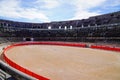 Bull Fighting Arena Nimes ancient Roman Amphitheater in France Royalty Free Stock Photo