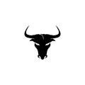 Bull horn logo and symbols template icons app vector