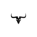 Bull horn logo and symbols template icons app vector