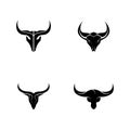 BULL Horn Logo Template vector icon illustration design