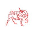 Bull icon - illustration