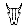 bull icon or logo isolated sign symbol vector illustration Royalty Free Stock Photo