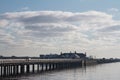 Bull Island Bridge, Clontarf in Dublin, Ireland Royalty Free Stock Photo