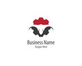 Bull logo template vector icon