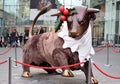 Bull mascot of Bullring shopping center
