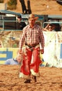 Bull Rider From The European Rodeo Championship