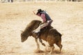 Bull Riding 1 Royalty Free Stock Photo