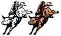 Bull riding Royalty Free Stock Photo