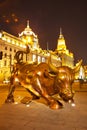 Bull at Shanghai bund