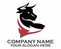 Bull silhouette logo