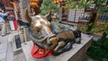 Bull Statue at a Temple in Kyoto Japan