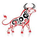 Bull Tattoo Royalty Free Stock Photo