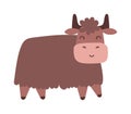 Bull vector illustration. Royalty Free Stock Photo