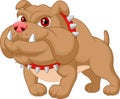 Bulldog cartoon Royalty Free Stock Photo