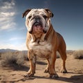 Bulldog Charm: Captivating Studio Portraits of an English Bulldog