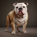 Bulldog Charm: Captivating Studio Portraits of an English Bulldog