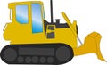 Bulldozer, construction machine Royalty Free Stock Photo