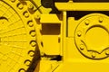 Bulldozer drive gear Royalty Free Stock Photo