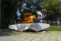 Bulldozer monument Tren Blindado, Santa Clara