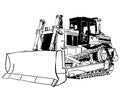 Bulldozer vector eps Vector, Eps, Logo, Icon, Silhouette Illustration by crafteroks for different uses. Visit my website at https: