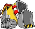 Bulldozer Vector Illustration Royalty Free Stock Photo