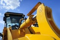 Bulldozer yellow scoop