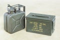 Bullet box with jerrycan