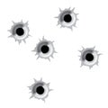 Bullet holes