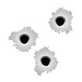 Bullet holes vector