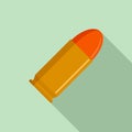 Bullet icon, flat style