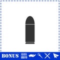 Bullet icon flat