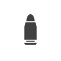 Bullet icon vector