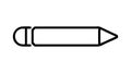 Bullet or Pencil Outline Icon, Precision and Writing Symbol, vector design Generative AI Royalty Free Stock Photo