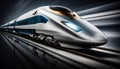 Bullet Train Blitz: A Fast Train in Motion