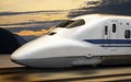 Bullet Train - Shinkansen - Japan Royalty Free Stock Photo