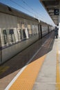 Bullet train at Zhangye railway station, Gansu China