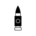 Bullet vector icon which can easily modify or edit. Royalty Free Stock Photo