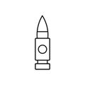 Bullet vector icon which can easily modify or edit. Royalty Free Stock Photo