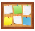 Bulletin board Royalty Free Stock Photo