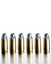 Bullets 9mm high contrast