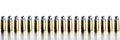 Bullets 9mm high contrast banner Royalty Free Stock Photo