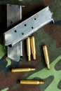 Bullets and magazine Royalty Free Stock Photo