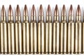 Bullets Row Royalty Free Stock Photo